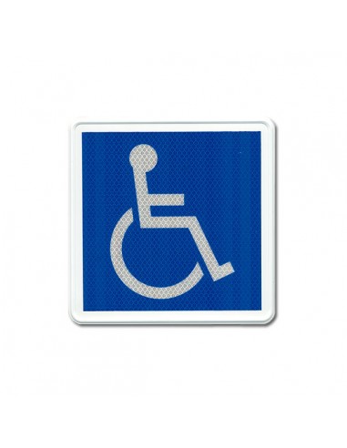 Placa vehículos personas con movilidad reducida