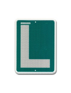Placa L para lunas tintadas – Tienda – Autoescuela Gran Vía