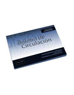 Talonarios boletines de circulación (placas rojas) autocopiativo