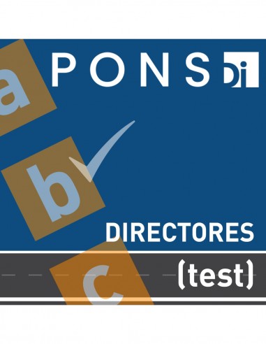 DIRECTORES - Acceso a plataforma de test PonsGo