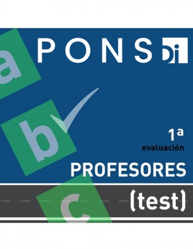 PROFESORES - Acceso a plataforma de test PonsDigital (1ª evaluación)