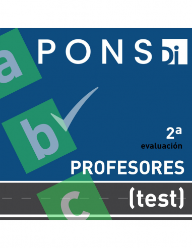 PROFESORES - Acceso a plataforma de test Ponsdigital curso 2024 convocatoria XXVII (2ª evaluación)